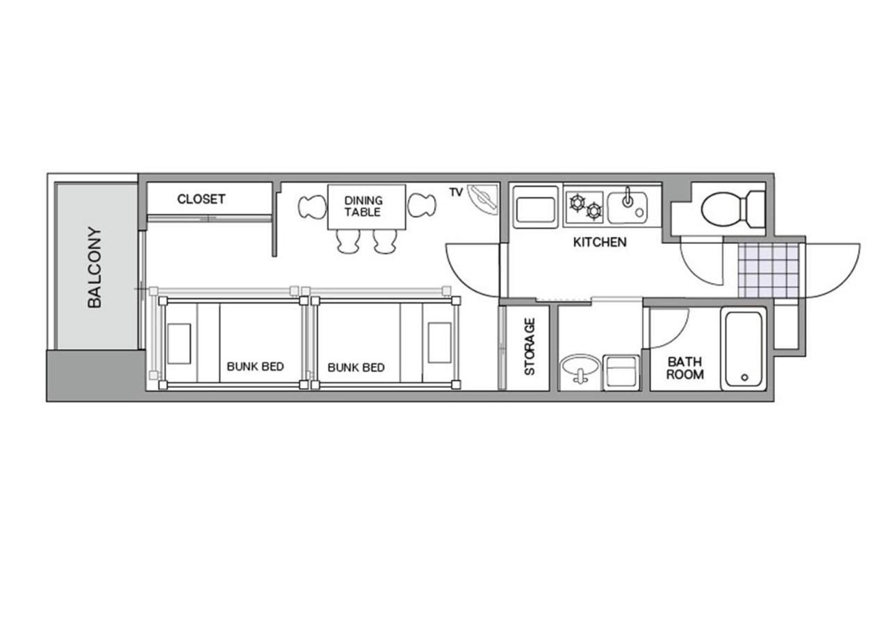 Chiyo Apartment فوكوكا المظهر الخارجي الصورة